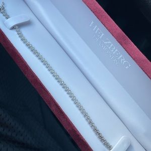10k white gold diamond bracelet
